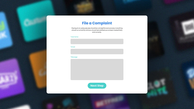 Complaining about an online slot site - what to do