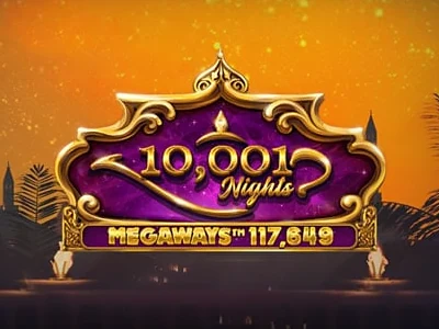 10,001 Nights Megaways Slot Logo