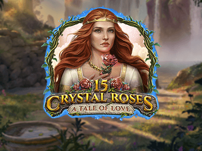 15 Crystal Roses: A Tale Of Love Slot Logo