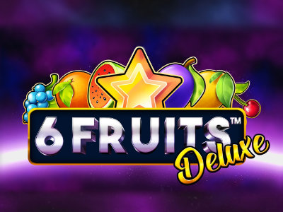 6 Fruits Deluxe Slot Logo