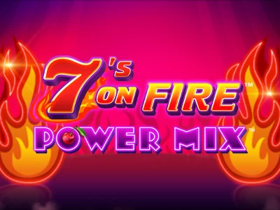 7s on Fire Power Mix Slot Logo