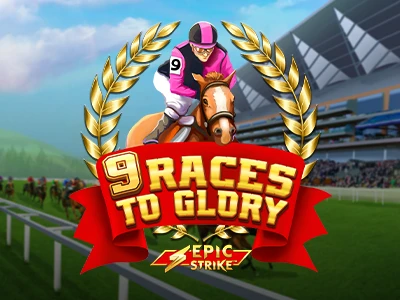 9 Races to Glory Slot Logo