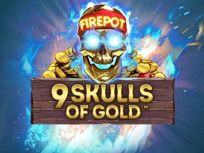 9 Skulls of Gold Slot Logo