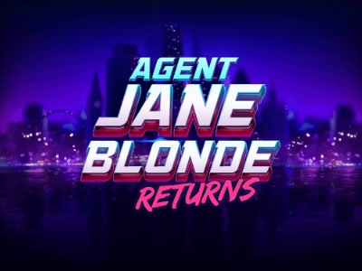 Agent Jane Blonde Returns Slot Logo