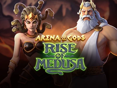 Arena of Gods: Rise of Medusa Slot Logo