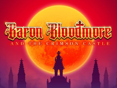 Baron Bloodmore and the Crimson Castle Slot Logo