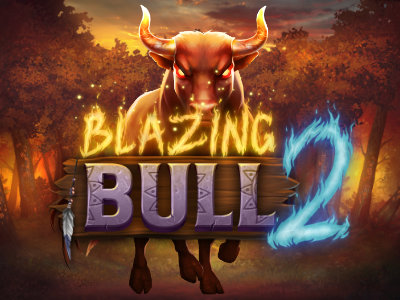Blazing Bull 2 Slot Logo