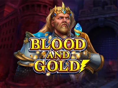 Blood and Gold Slot Logo