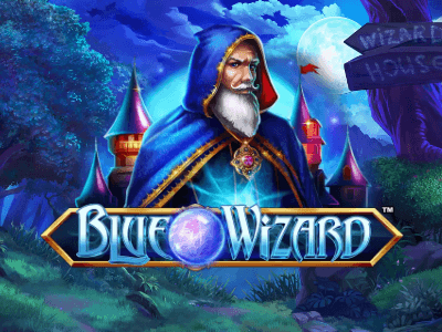 Blue Wizard Online Slot by Rare Stone