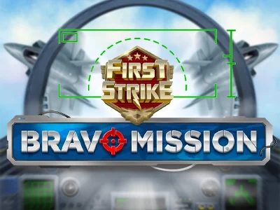 Bravo Mission: First Strike Slot Logo