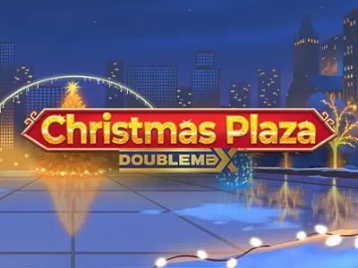 Christmas Plaza DoubleMax Slot Logo