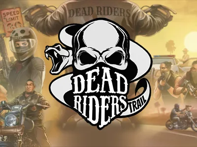 Dead Riders Trail Slot Logo