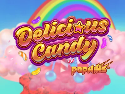 Delicious Candy PopWins Slot Logo