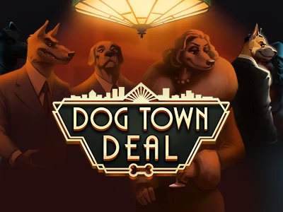 Dog Town Deal Slot Logo