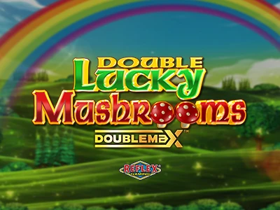 Double Lucky Mushrooms DoubleMax Slot Logo
