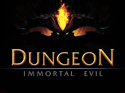 Dungeon: Immortal Evil Slot Logo