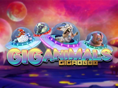 Giganimals Gigablox Slot Logo