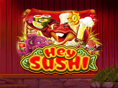 Hey Sushi Slot Logo