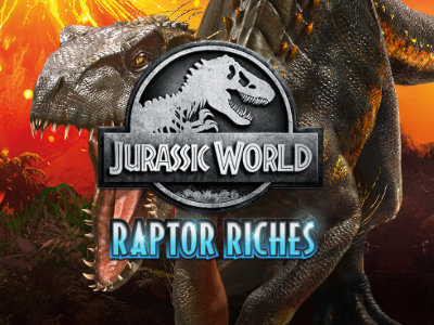 Jurassic World: Raptor Riches Slot Logo