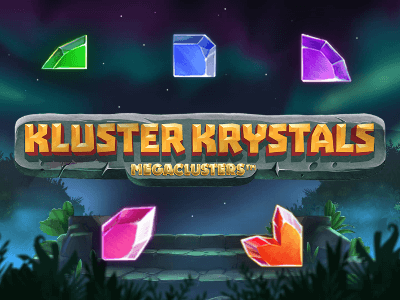 Kluster Krystals Megaclusters Slot Logo