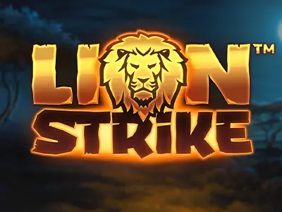 Lion Strike Slot Logo