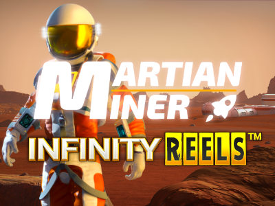 Martian Miner Infinity Reels Slot Logo