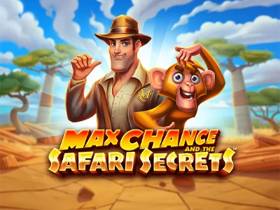 Max Chance and the Safari Secrets Slot Logo