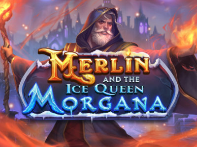 Merlin and the Ice Queen Morgana Slot Logo