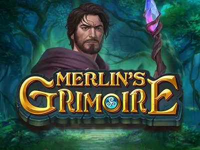 Merlin's Grimoire Slot Logo