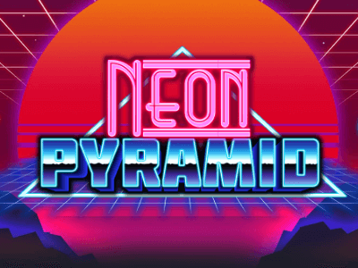 Neon Pyramid Slot Logo