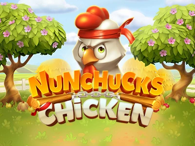Nunchucks Chicken Slot Logo
