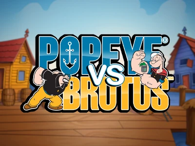 Popeye vs Brutus Superslice Slot Logo