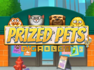 Prized Pets Gigablox Slot Logo