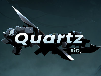 Quartz SiO2 Slot Logo