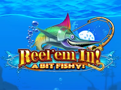 Reel 'Em In! A Bit Fishy Slot Logo