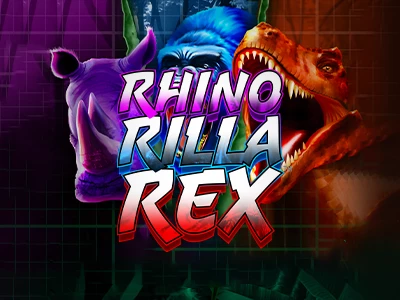 Rhino Rilla Rex Slot Logo