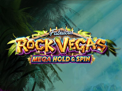 Rock Vegas Mega Hold And Spin Slot Logo