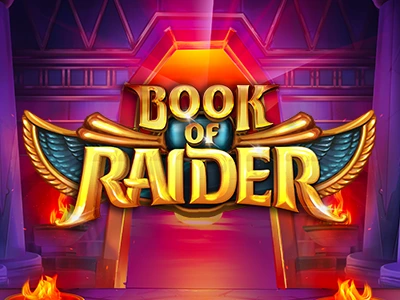 Royal League Book of Raider Slot Logo