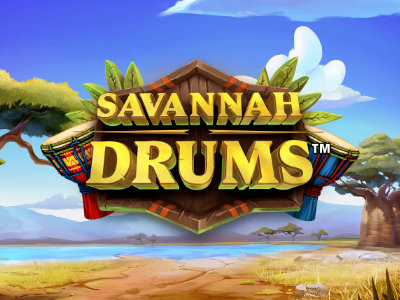 Savannah Drums Slot Logo