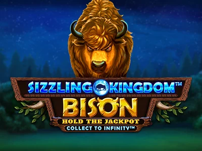 Sizzling Kingdom™: Bison Slot Logo