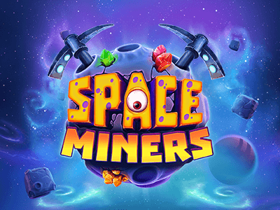 Space Miners Slot Logo
