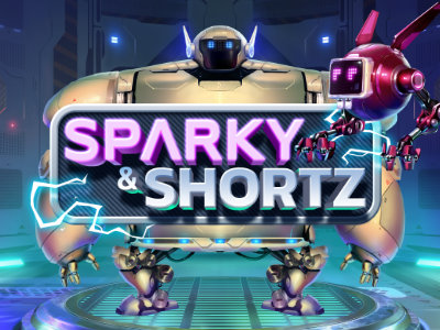 Sparky and Shortz Slot Logo