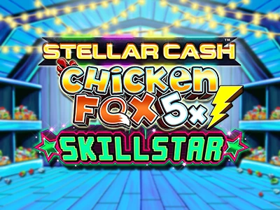 Stellar Cash Chicken Fox 5x Skillstar Slot Logo