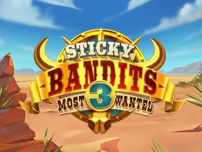 Sticky Bandits 3: Most Wanted Slot Logo
