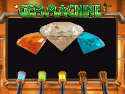 The Gem Machine Slot Logo