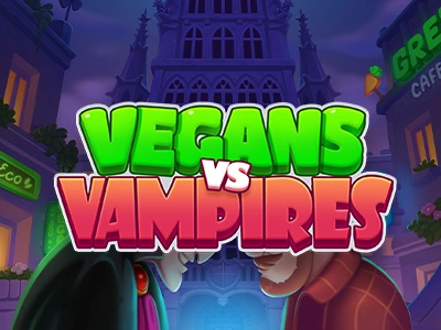 Vegans vs Vampires Slot Logo