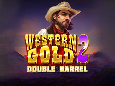 Western Gold 2: Double Barrel Slot Logo