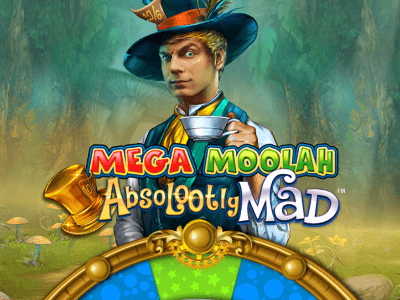 Absolootly Mad: Mega Moolah Logo