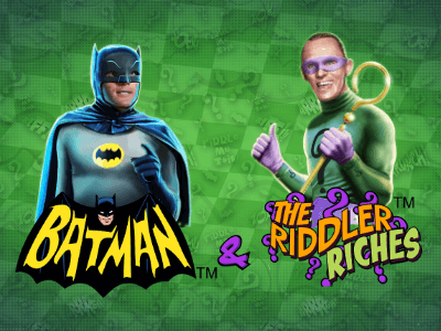 Batman & The Riddler Riches Slot Logo