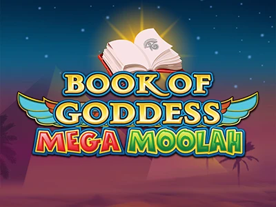 Book of Goddess Mega Moolah Slot Logo